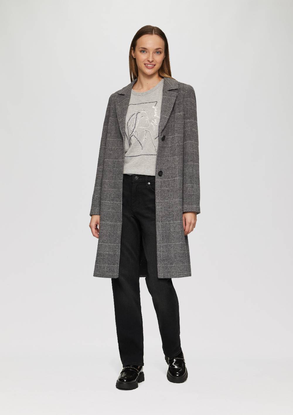 s.Oliver Jeans Karolin / Regular Fit / Mid Rise / Straight Leg Flash Sale