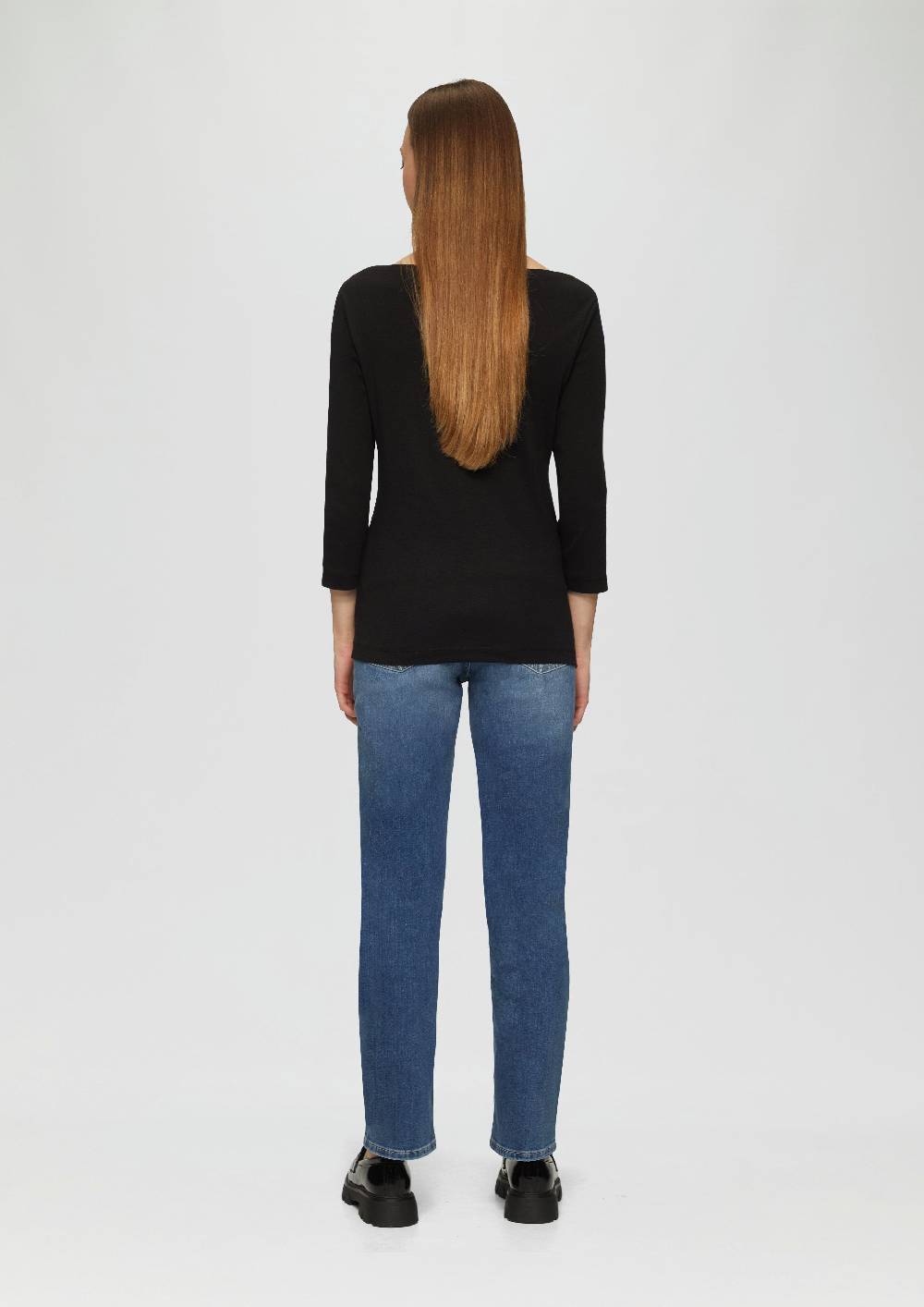 s.Oliver T-Shirt mit 3/4-Arm und U-Boot Ausschnitt Exklusivangebot