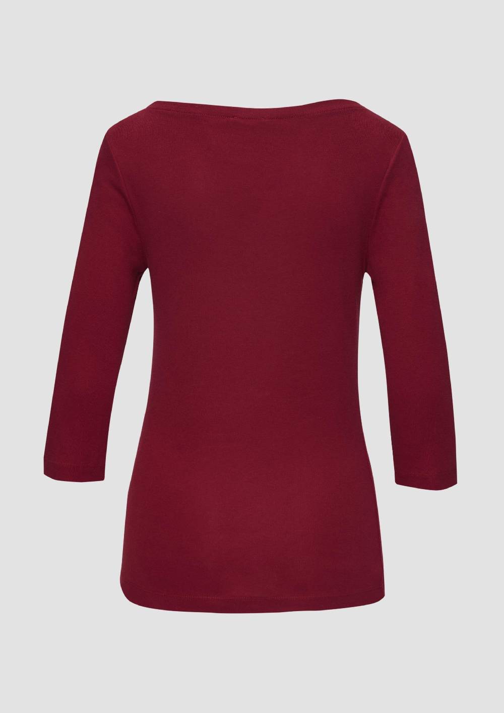 s.Oliver T-Shirt mit 3/4-Arm und U-Boot Ausschnitt Saisonschlussverkauf