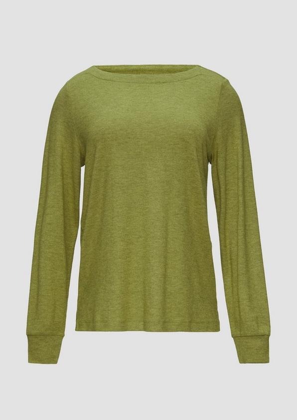 s.Oliver Weicher Longsleeve aus Jerseystrick Vatertagsangebot