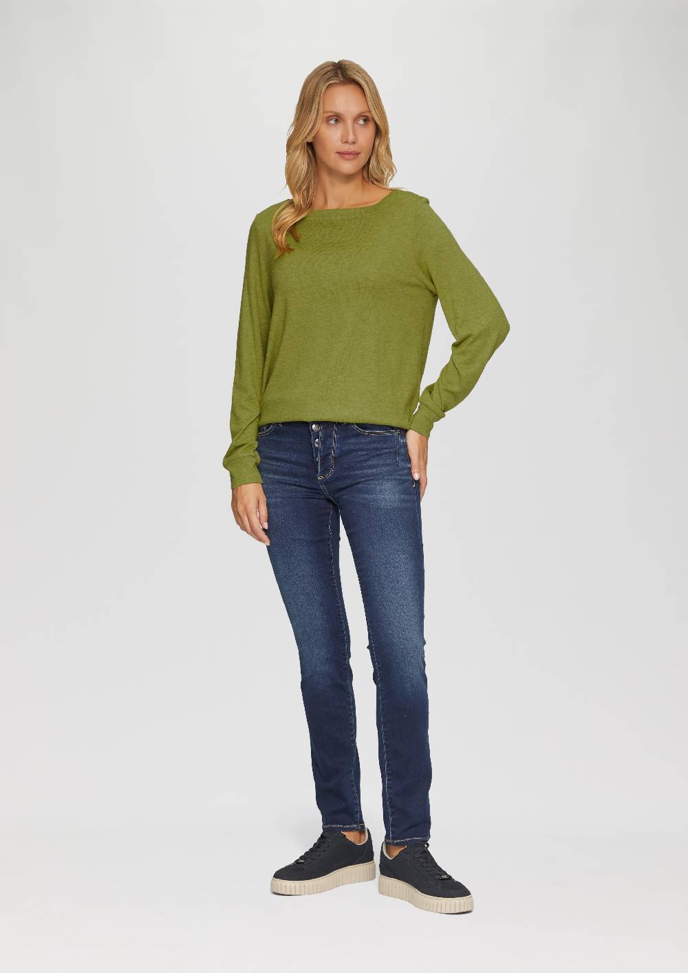 s.Oliver Weicher Longsleeve aus Jerseystrick Vatertagsangebot