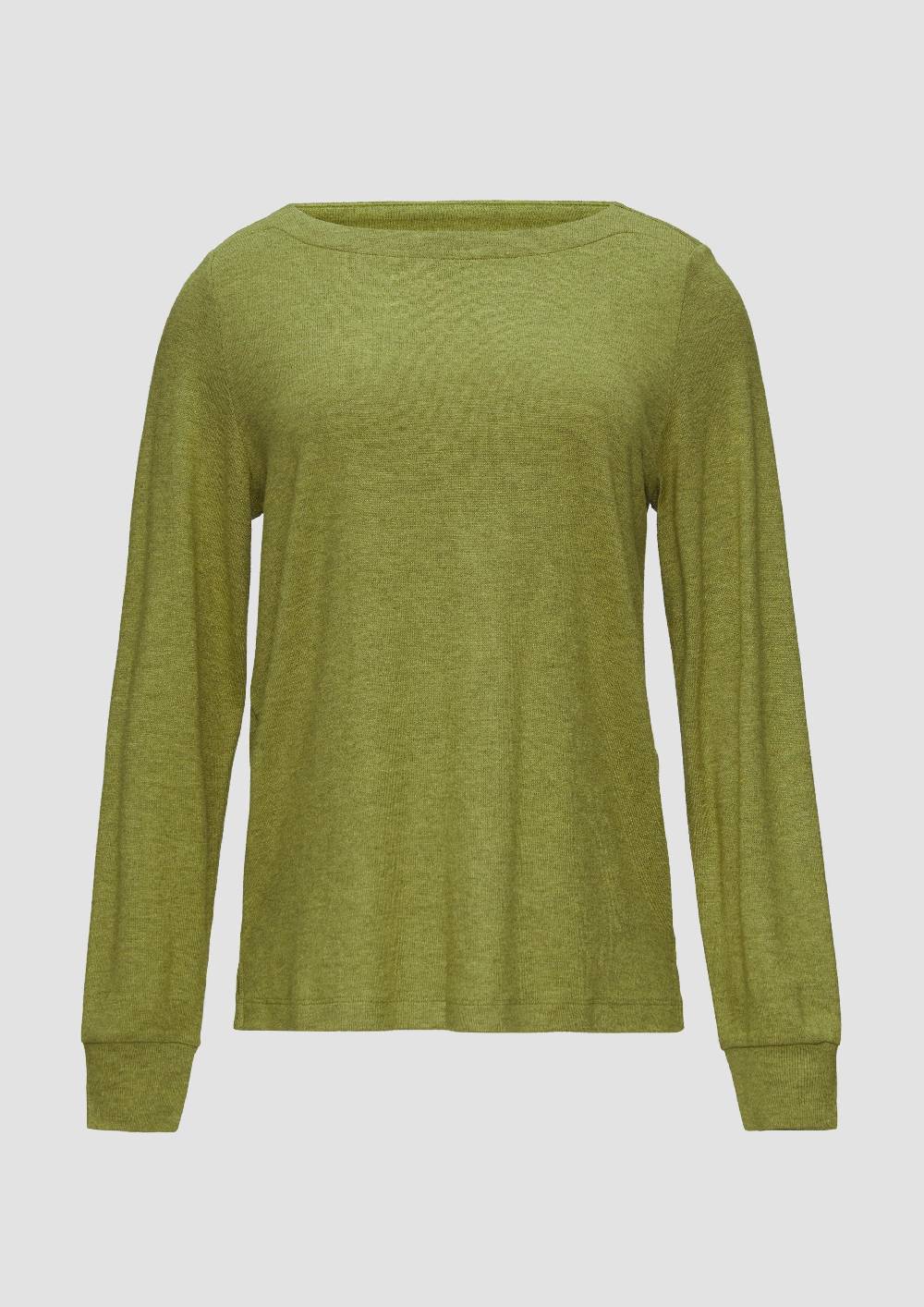 s.Oliver Weicher Longsleeve aus Jerseystrick Vatertagsangebot