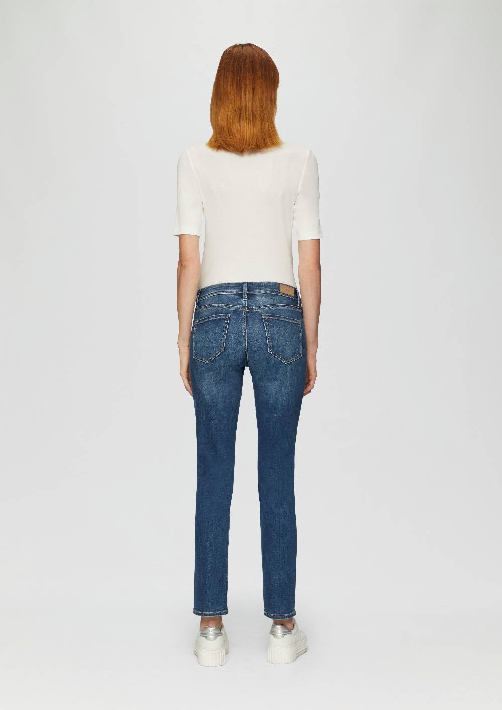 s.Oliver Jeans Betsy / Slim Fit / Mid Rise / Slim Leg / mit Zipp-Detail Top Angebot