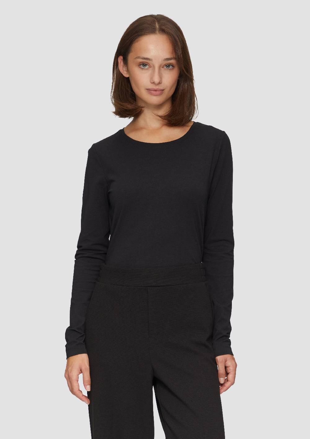 s.Oliver Longsleeve aus Baumwollstretch Online Outlet
