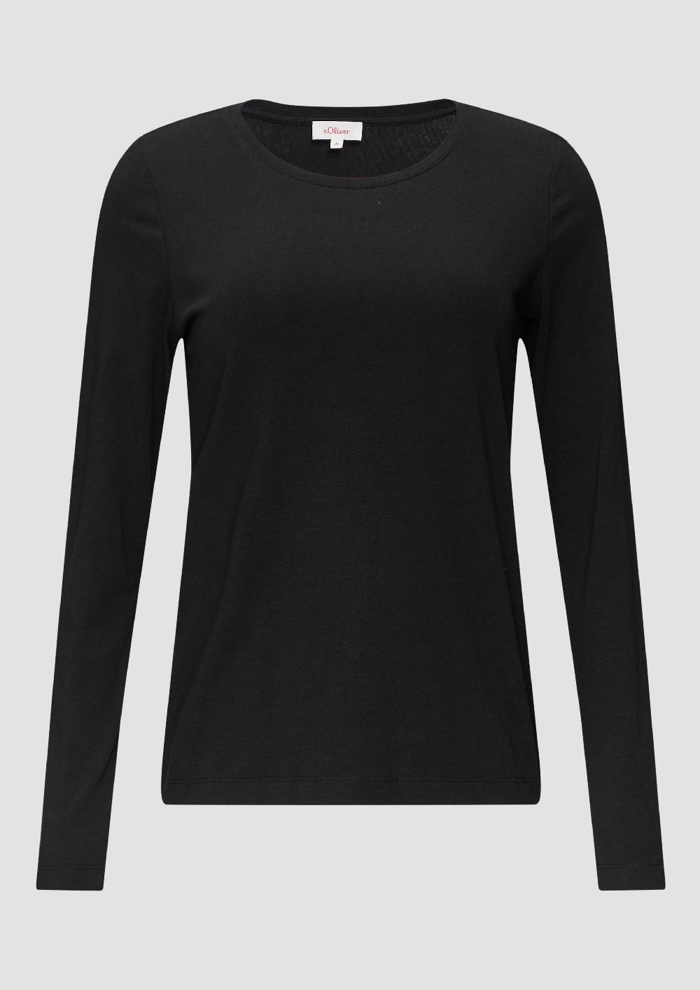 s.Oliver Longsleeve aus Baumwollstretch Online Outlet