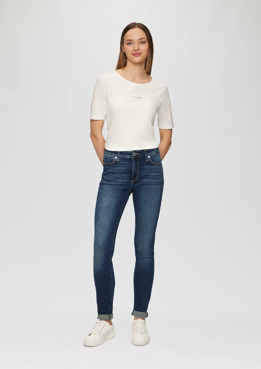 s.Oliver Jeans Izabell / Skinny Fit / Mid Rise / Skinny Leg Große Rabatte
