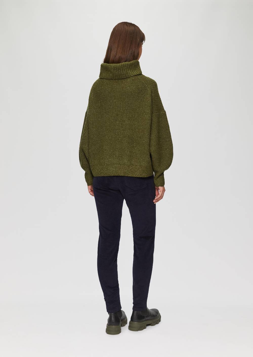s.Oliver Oversized Rollkragenpullover mit weiten Ärmeln Saisonale Angebote