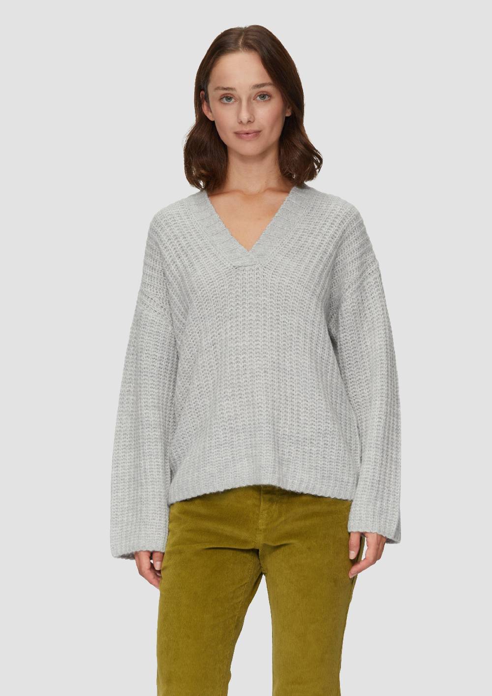 s.Oliver Leichter Wollpullover im Relaxed Fit Riesige Ersparnisse
