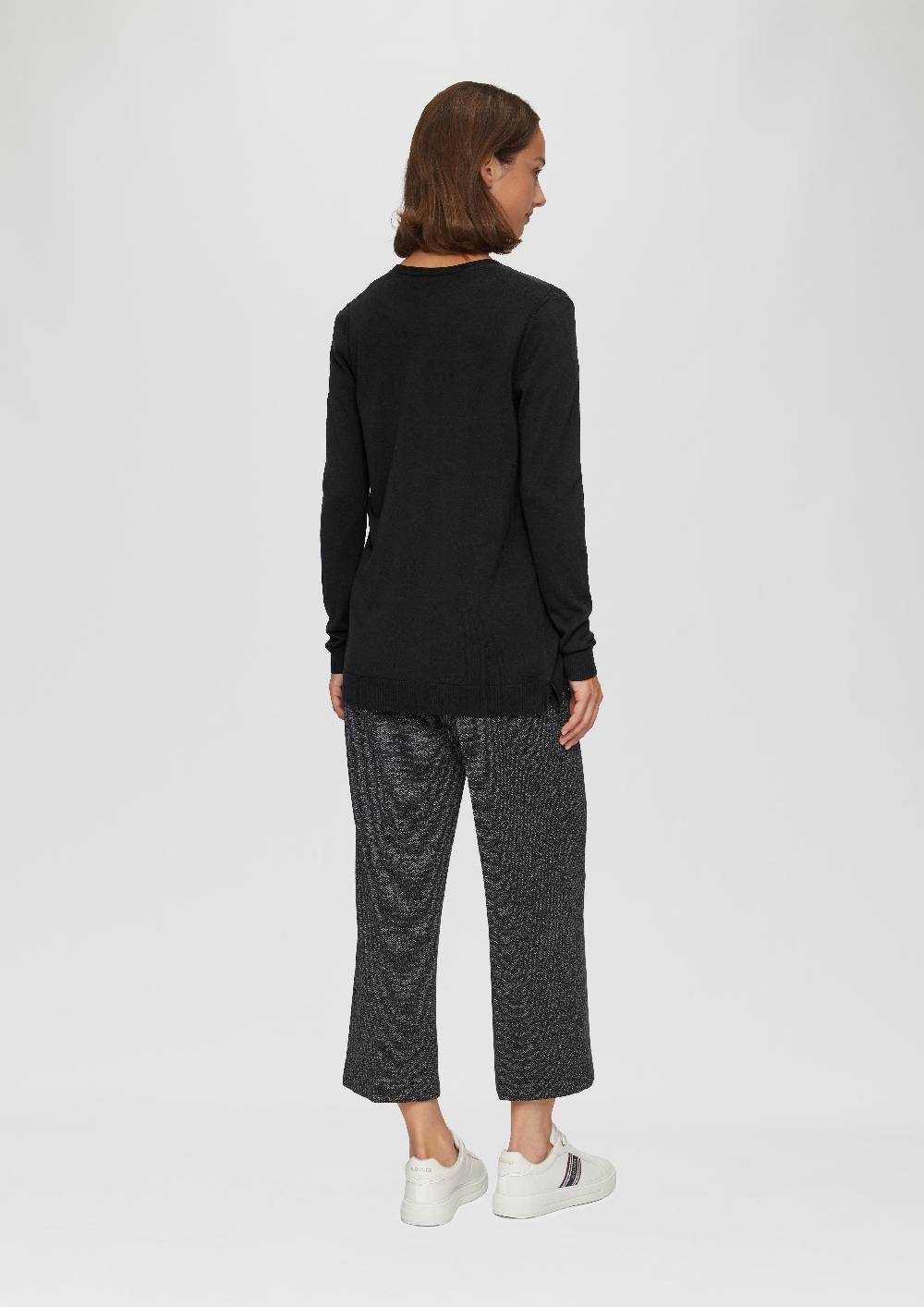 s.Oliver Cardigan aus Viskose-Baumwollmix Tiefpreis