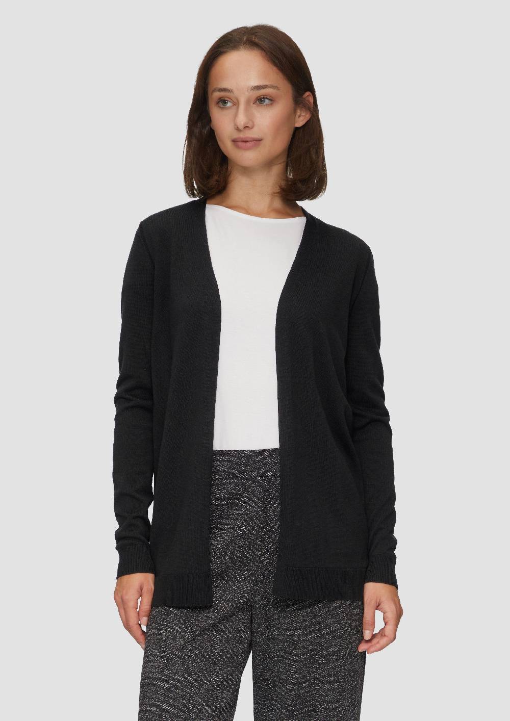 s.Oliver Cardigan aus Viskose-Baumwollmix Tiefpreis