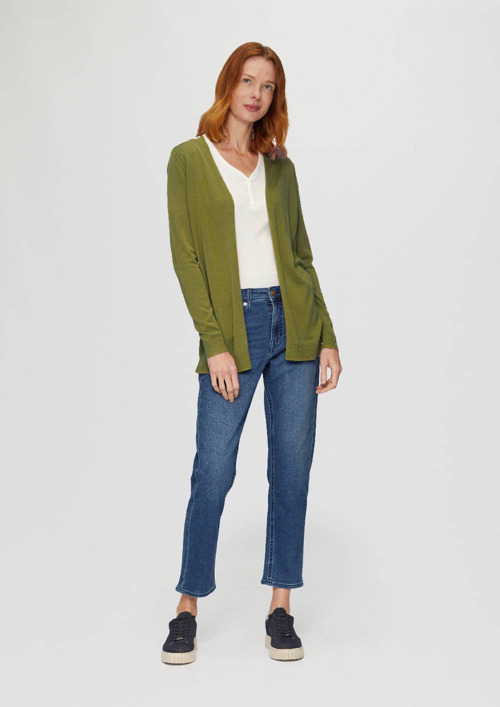 s.Oliver Cardigan aus Viskose-Baumwollmix Super Sparpreis