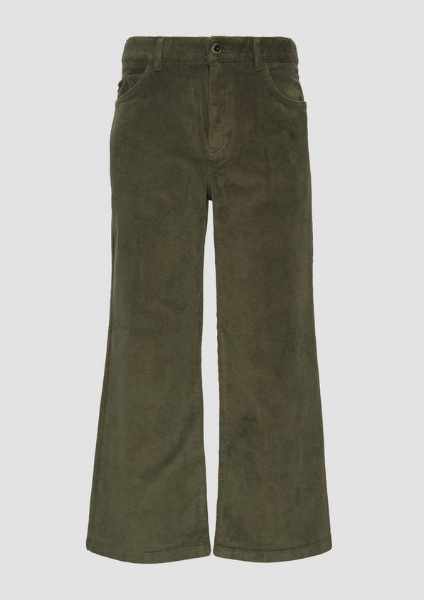 s.Oliver Elastische Culotte aus Cord Neueste Stile