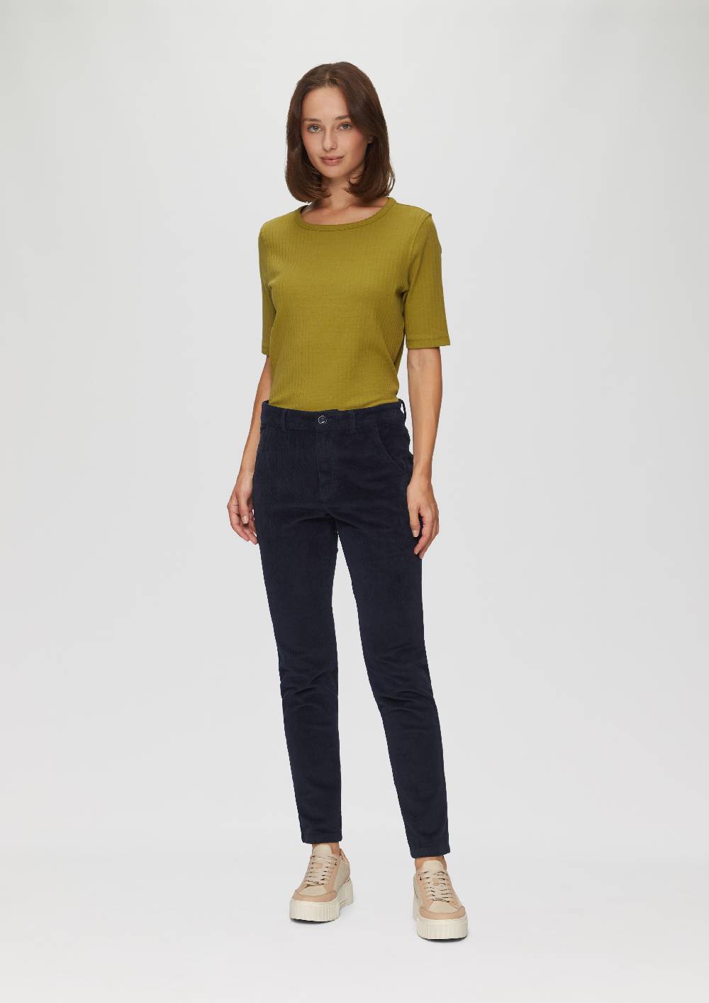 s.Oliver Schmal geschnittene Cordhose Letzte 2 Tage