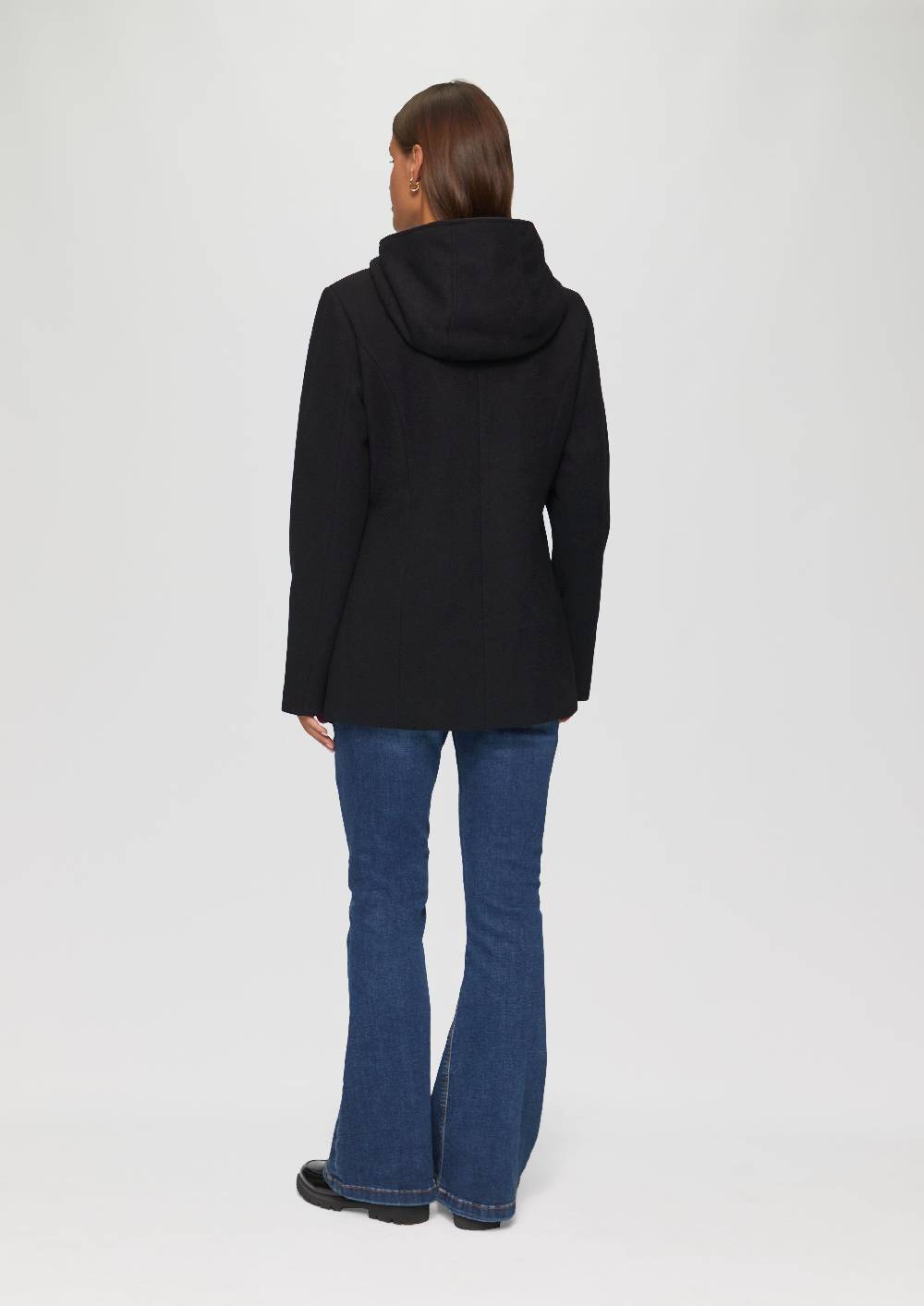 s.Oliver Jacke mit Kapuze in Wolloptik Bis zu 55% Rabatt