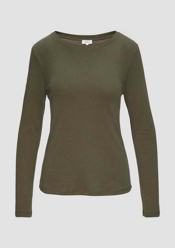 s.Oliver Langarm-Shirt im Slim Fit Discount Store für neue Produkte