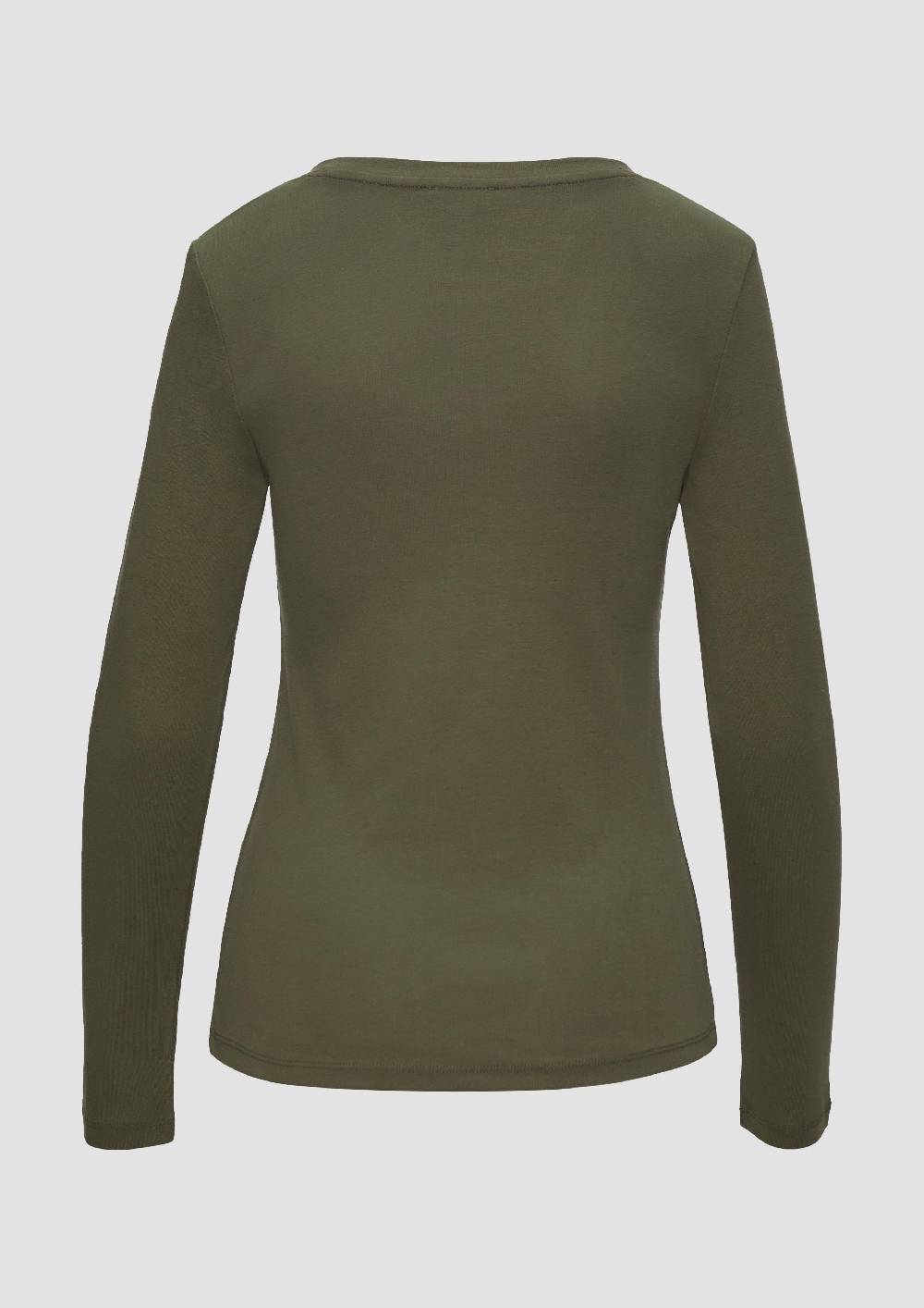 s.Oliver Langarm-Shirt im Slim Fit Discount Store für neue Produkte