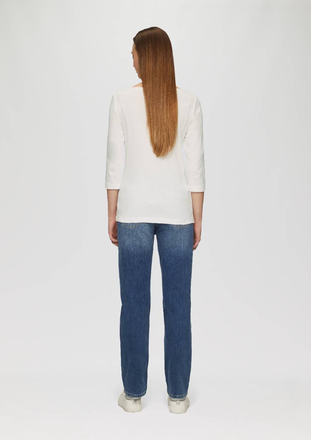 s.Oliver T-Shirt mit 3/4-Arm und U-Boot Ausschnitt Riesige Rabatte