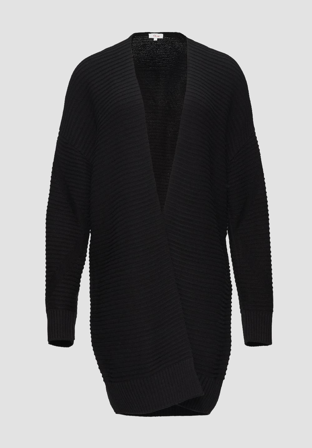 s.Oliver Strickjacke im Oversize-Look mit Ottoman-Struktur Kostenloser Versand international