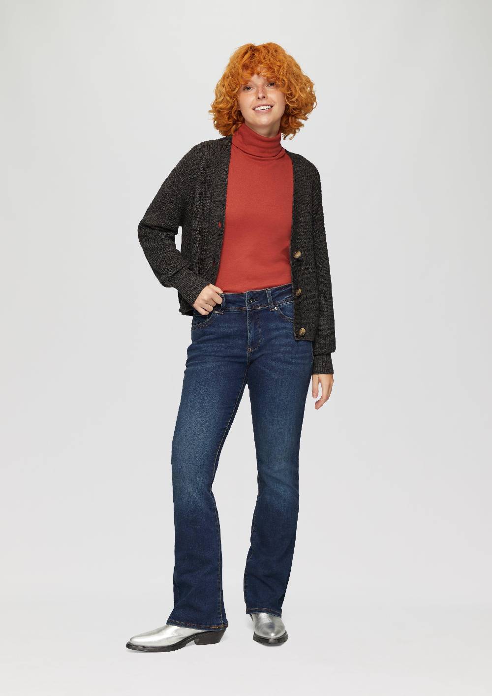 s.Oliver Jeans Catie / Slim Fit / Mid Rise / Bootcut Leg Black Friday Preise