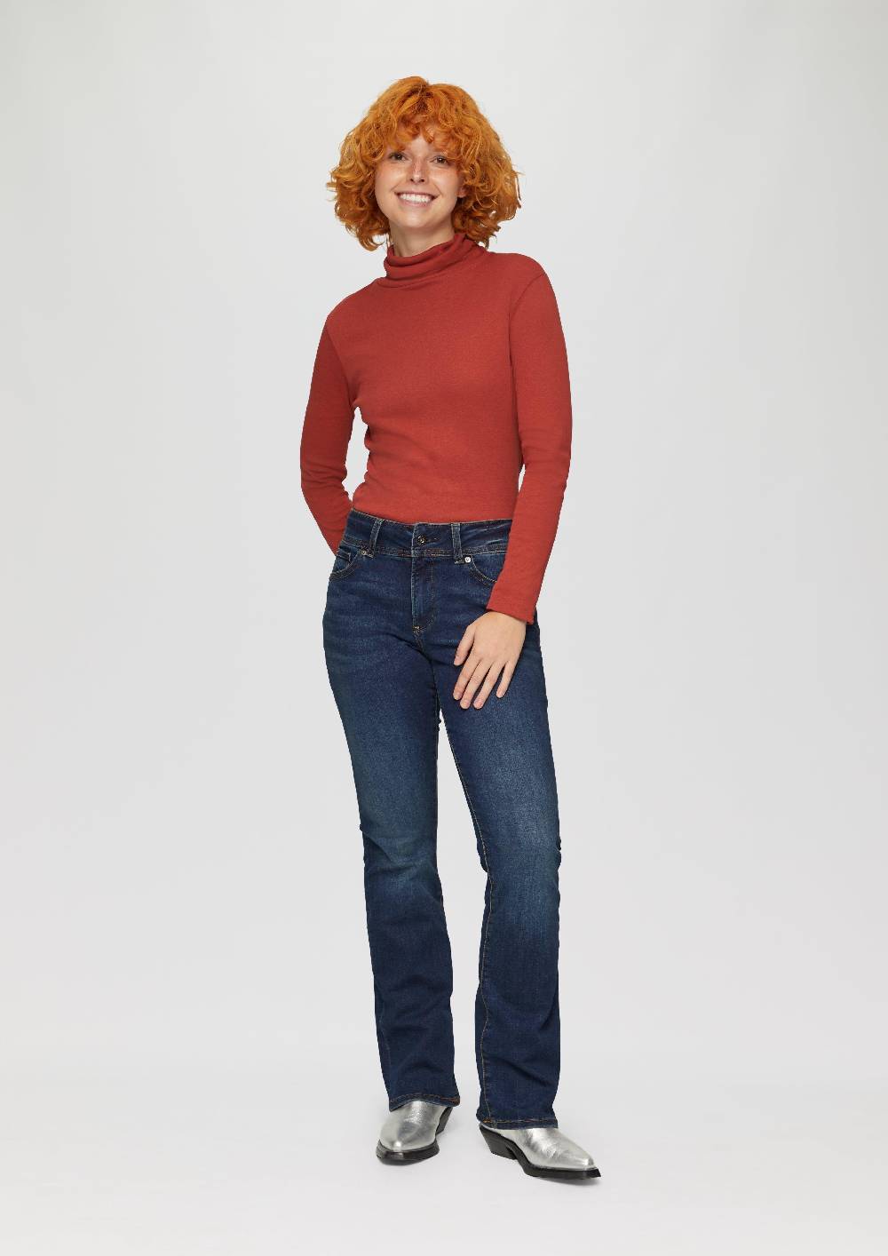 s.Oliver Jeans Catie / Slim Fit / Mid Rise / Bootcut Leg Black Friday Preise