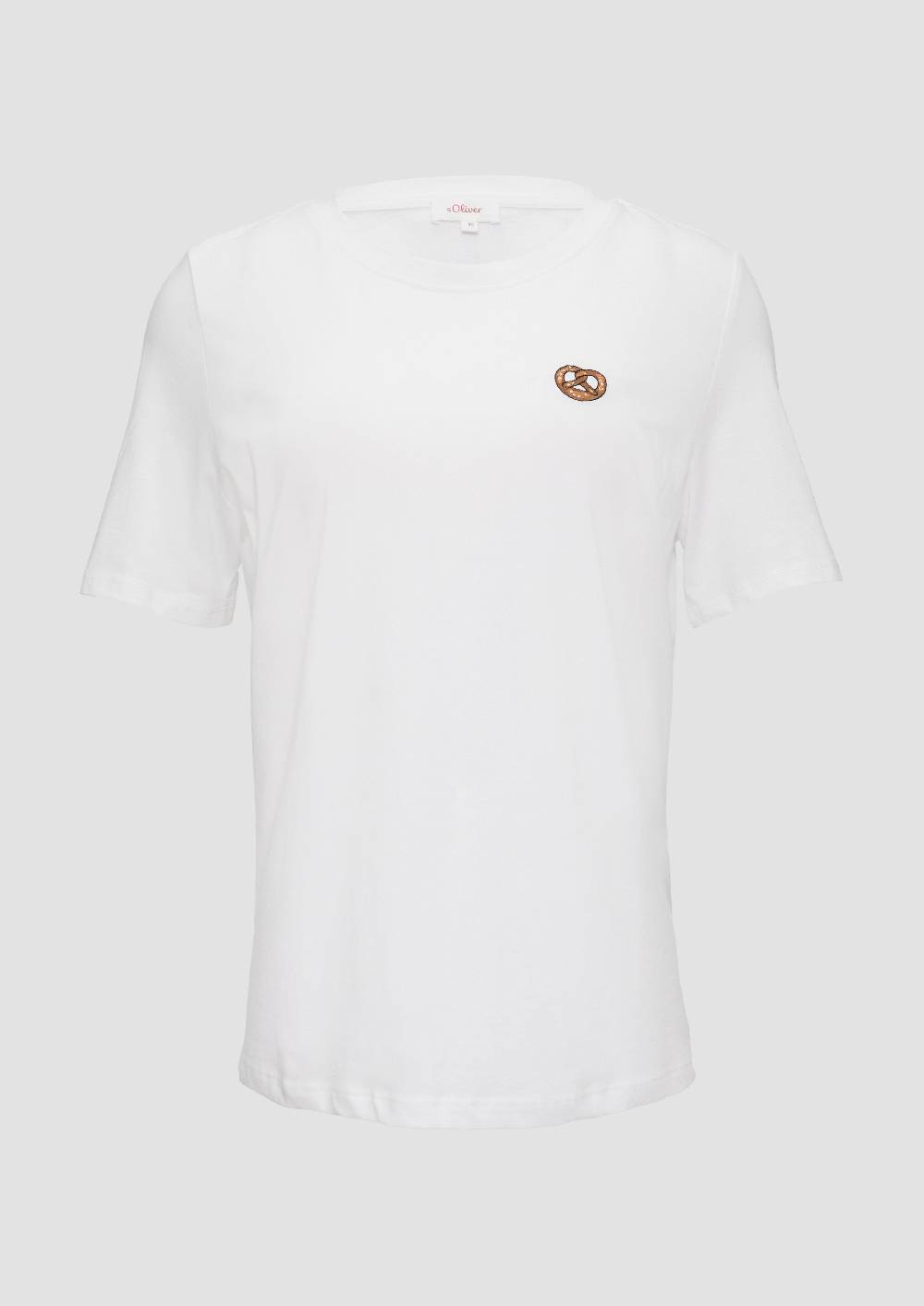 s.Oliver T-Shirt mit Frontprint und Glitzer-Detail 2025