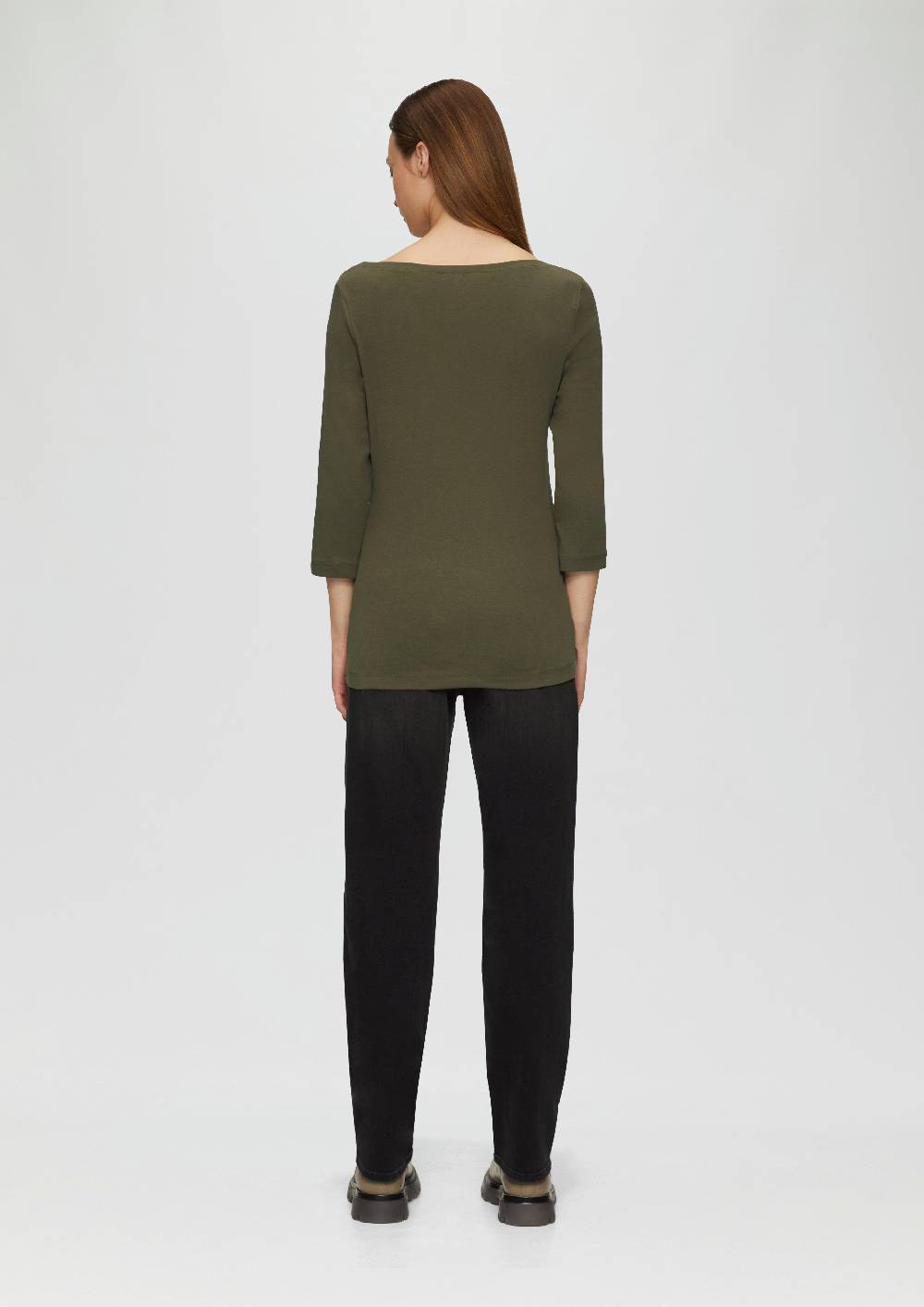 s.Oliver T-Shirt mit 3/4-Arm und U-Boot Ausschnitt Outlet