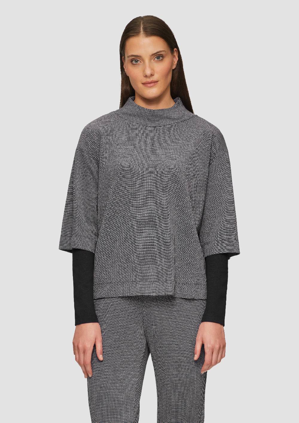 s.Oliver Relaxtes Sweatshirt im Layering-Look Angebote