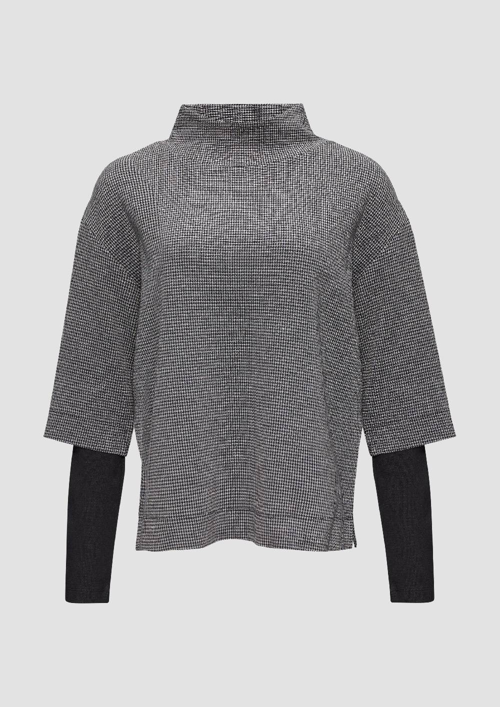 s.Oliver Relaxtes Sweatshirt im Layering-Look Angebote