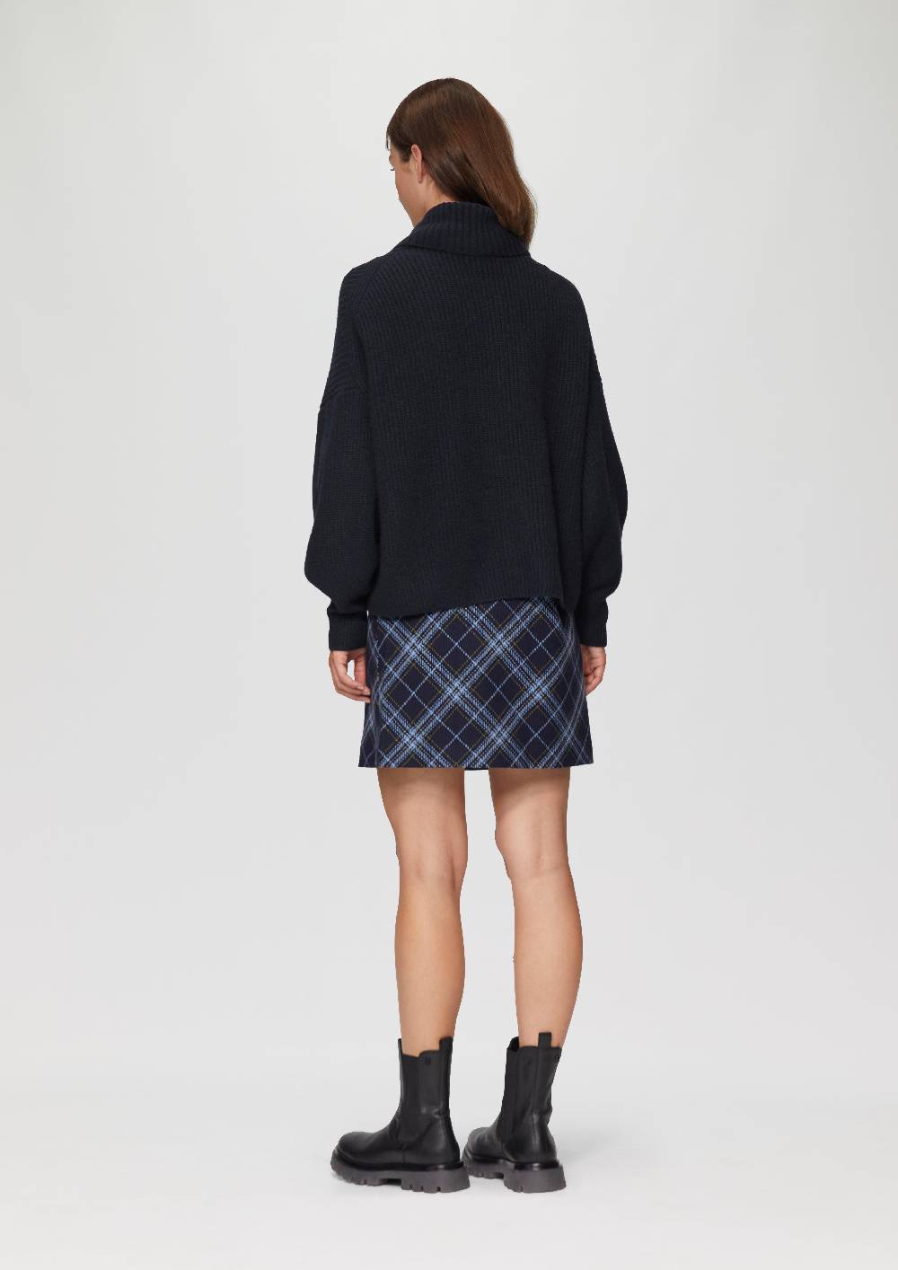 s.Oliver Oversized Rollkragenpullover mit weiten Ärmeln Günstiger Verkauf