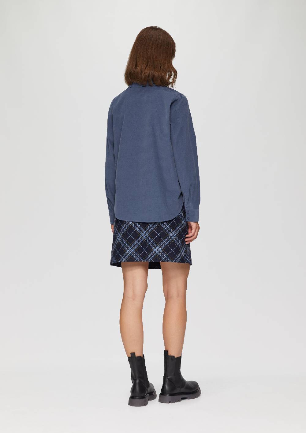s.Oliver Cordbluse im Relaxed Fit mit Naht-Details Meist gekauft