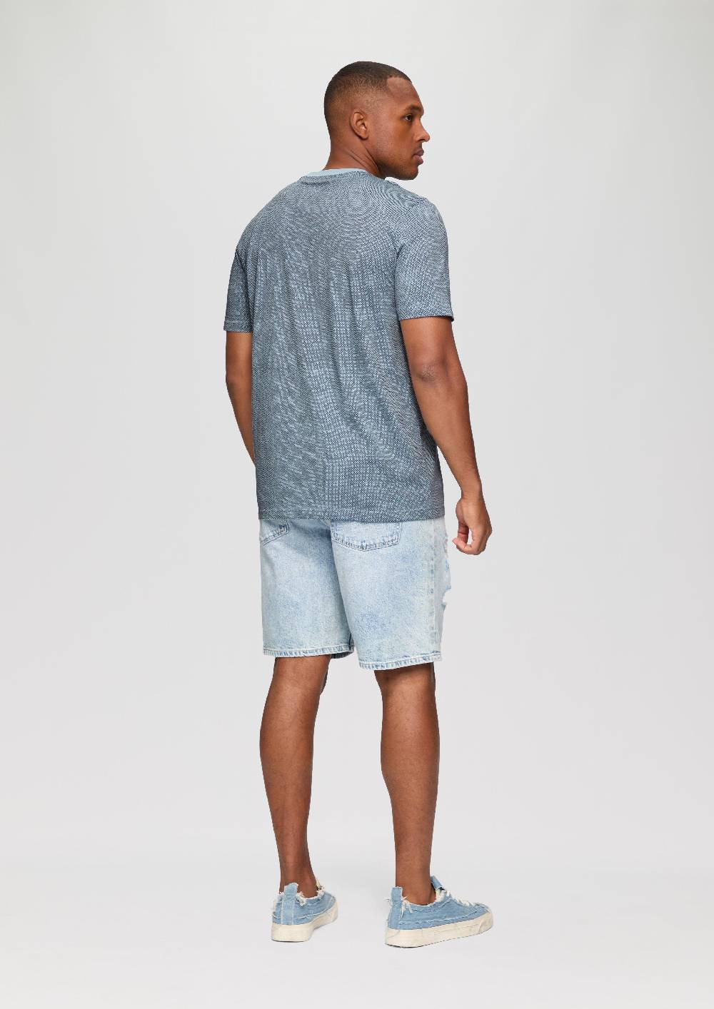 s.Oliver T-Shirt mit All-over-Print Saisonschlussverkauf