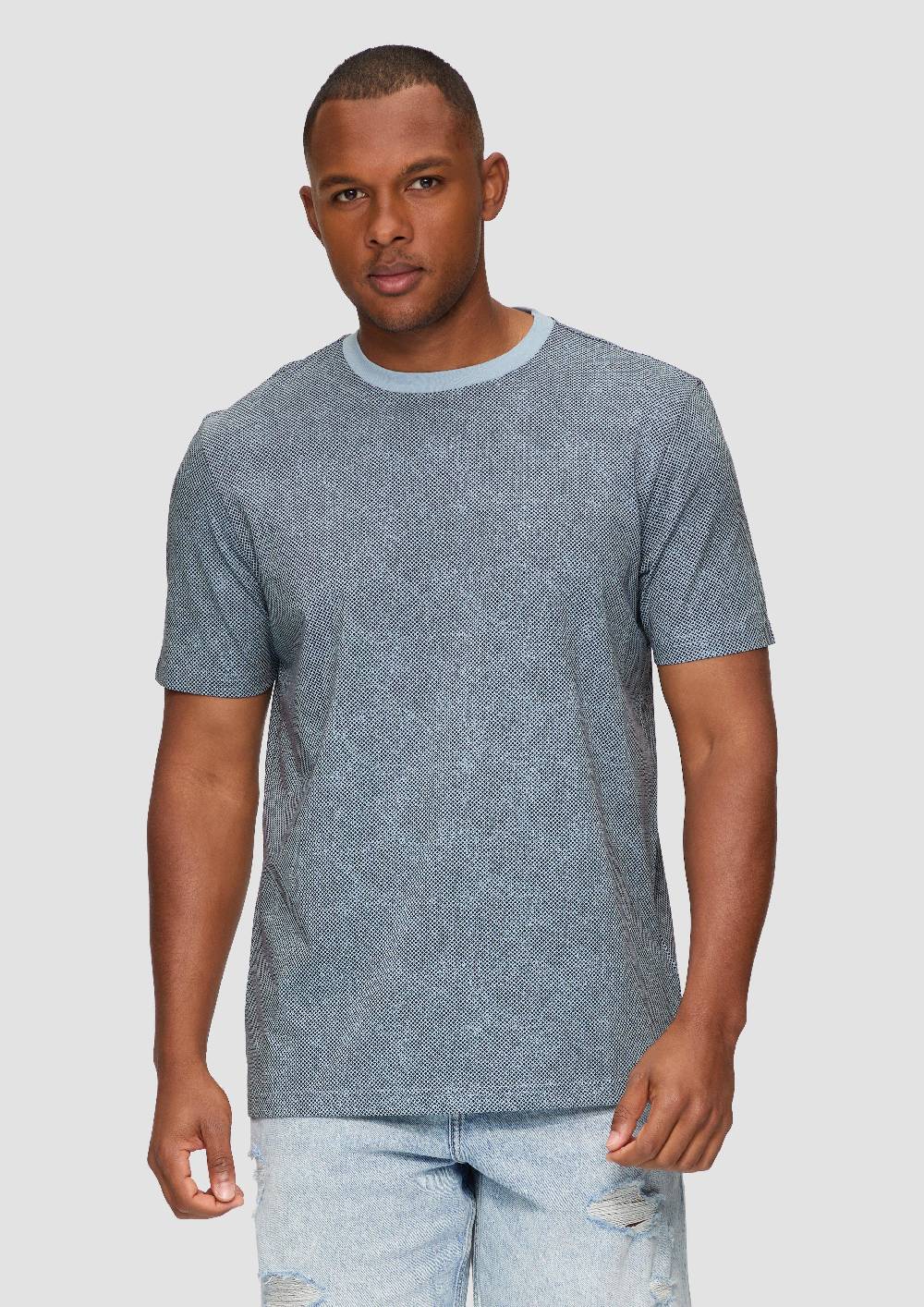 s.Oliver T-Shirt mit All-over-Print Saisonschlussverkauf