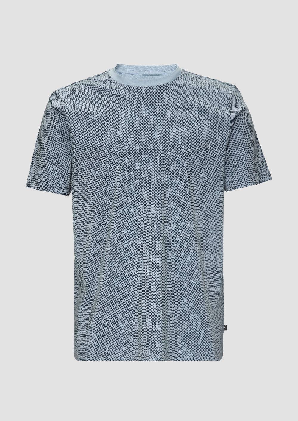 s.Oliver T-Shirt mit All-over-Print Saisonschlussverkauf