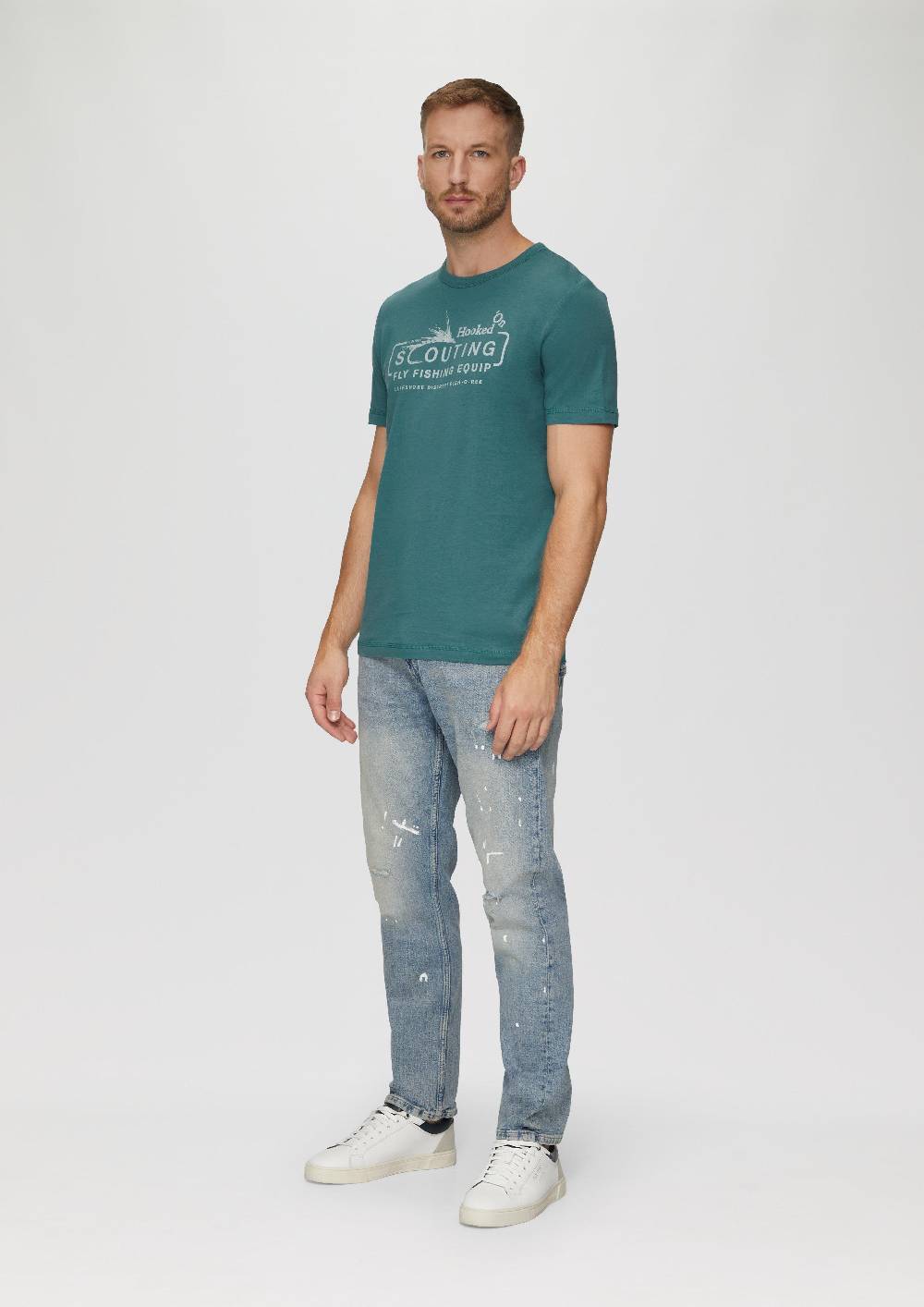 s.Oliver Baumwollshirt mit Frontprint Muttertagsangebot