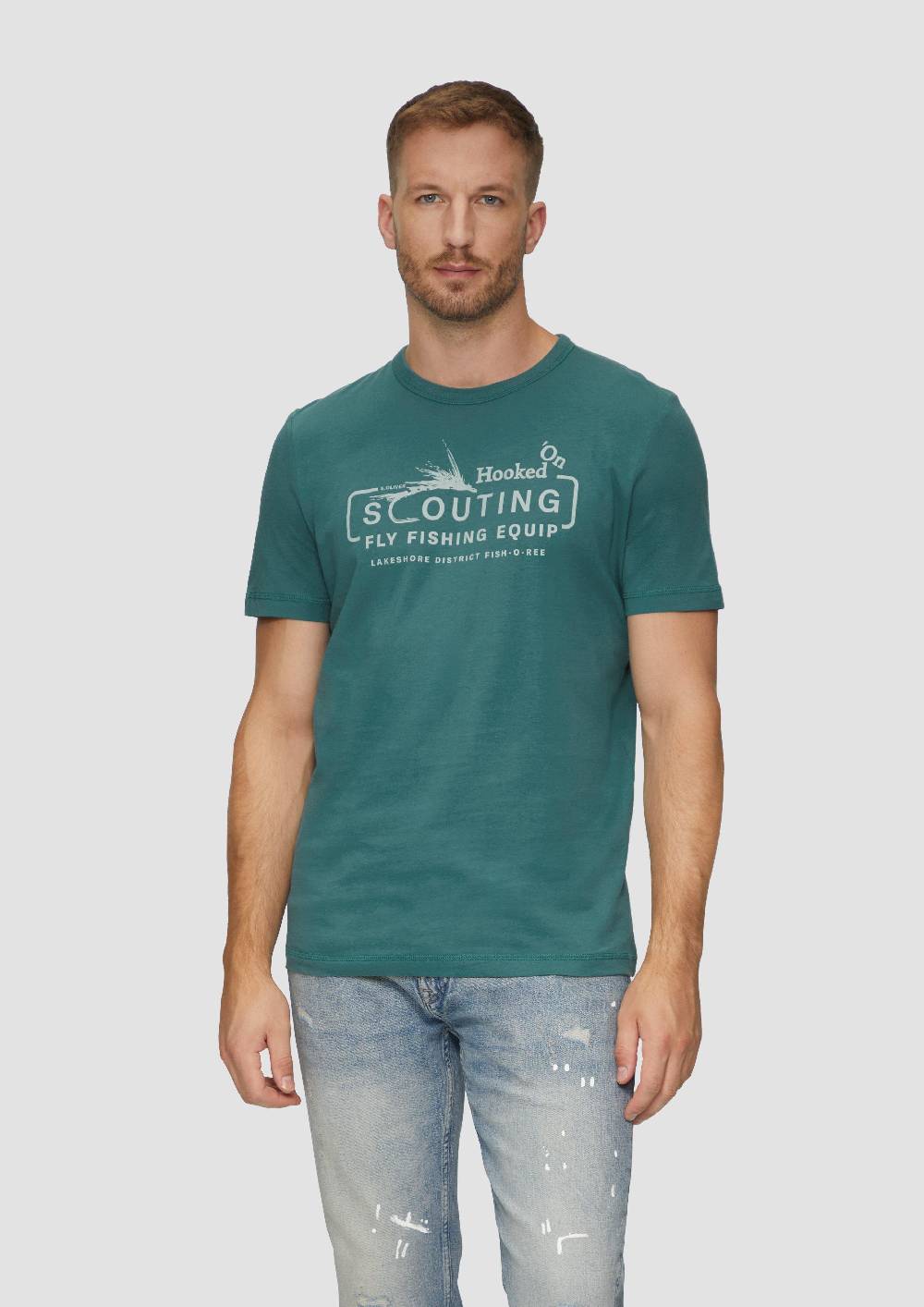 s.Oliver Baumwollshirt mit Frontprint Muttertagsangebot