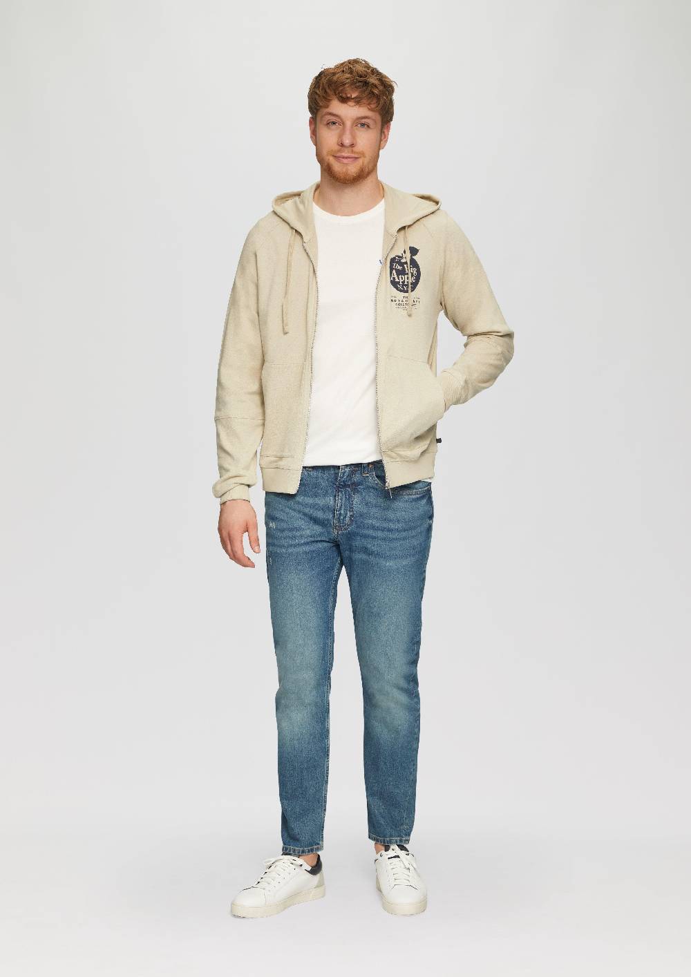 s.Oliver Jeans Mauro / Regular Fit / Mid Rise / Tapered Leg / 100% Baumwolle Vatertagsangebot