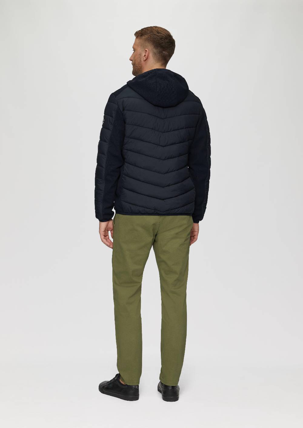 s.Oliver Pufferjacke im Fabricmix mit Kontrast-Details Valentinstagsangebot