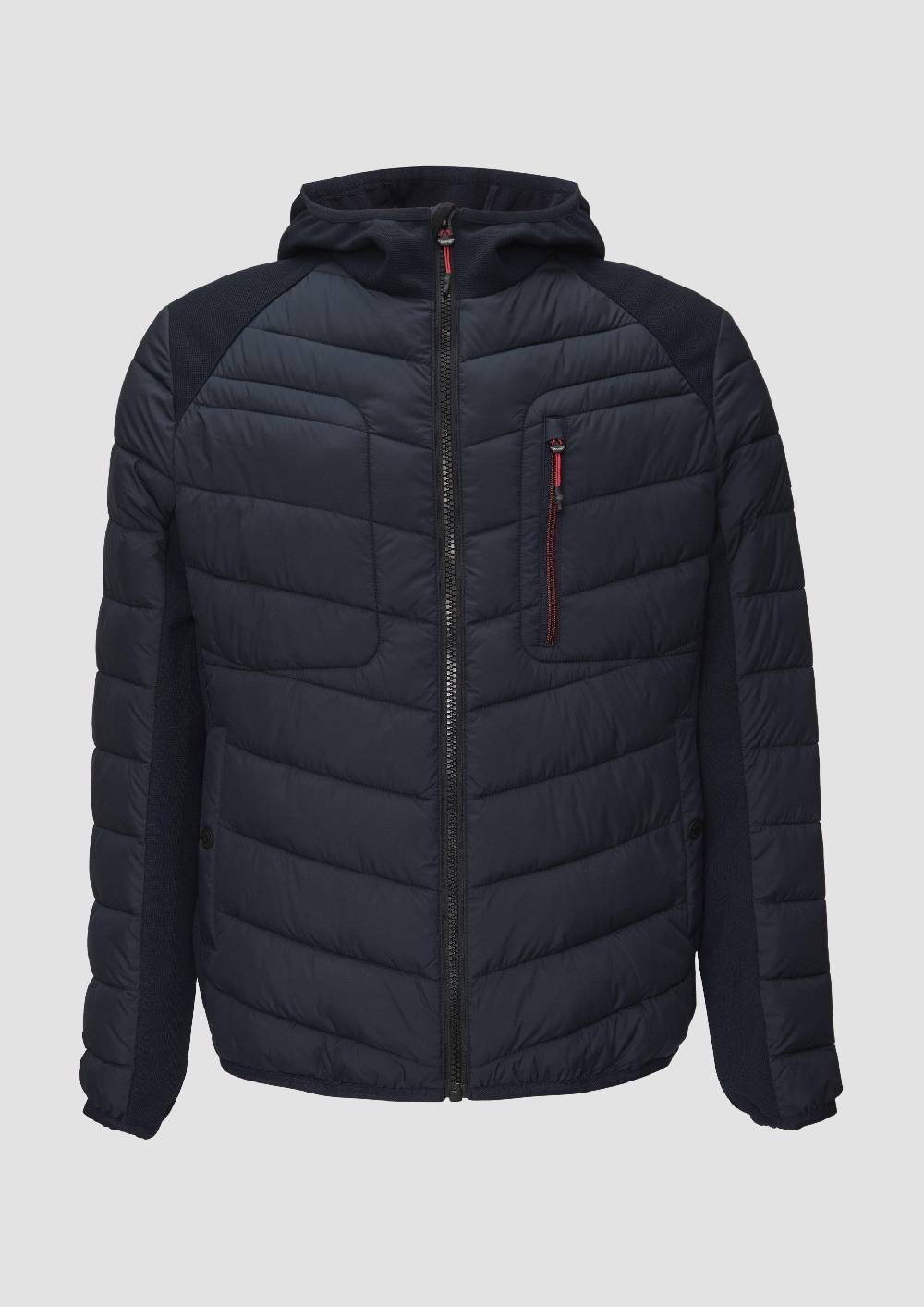 s.Oliver Pufferjacke im Fabricmix mit Kontrast-Details Valentinstagsangebot