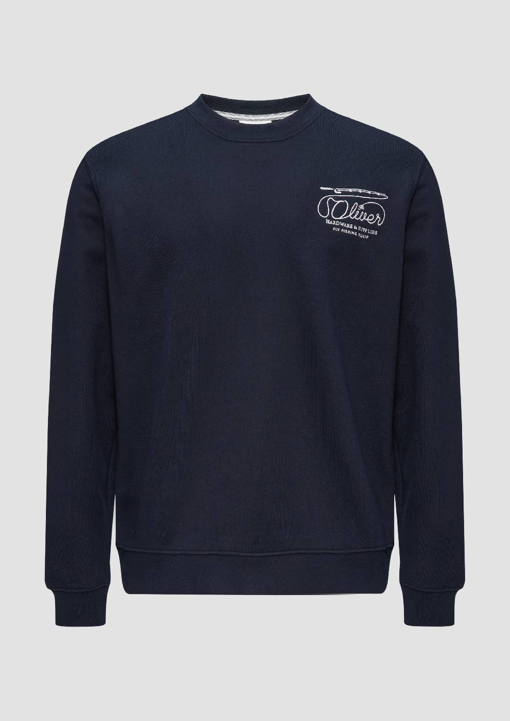 s.Oliver Sweatshirt mit Stickerei aus weichem Baumwollmix Heißer Verkauf