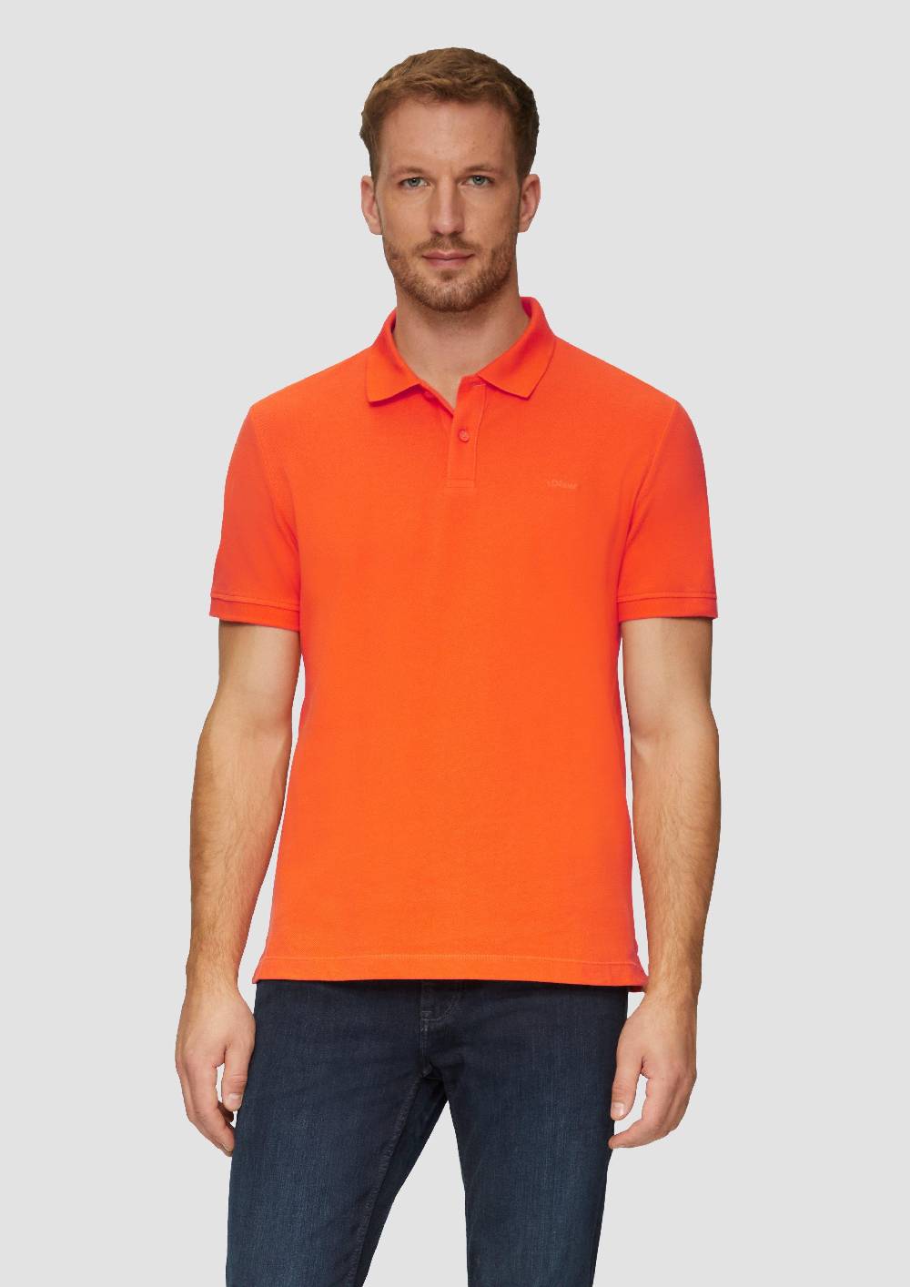 s.Oliver Poloshirt aus Baumwollpiqué Neueste Stile