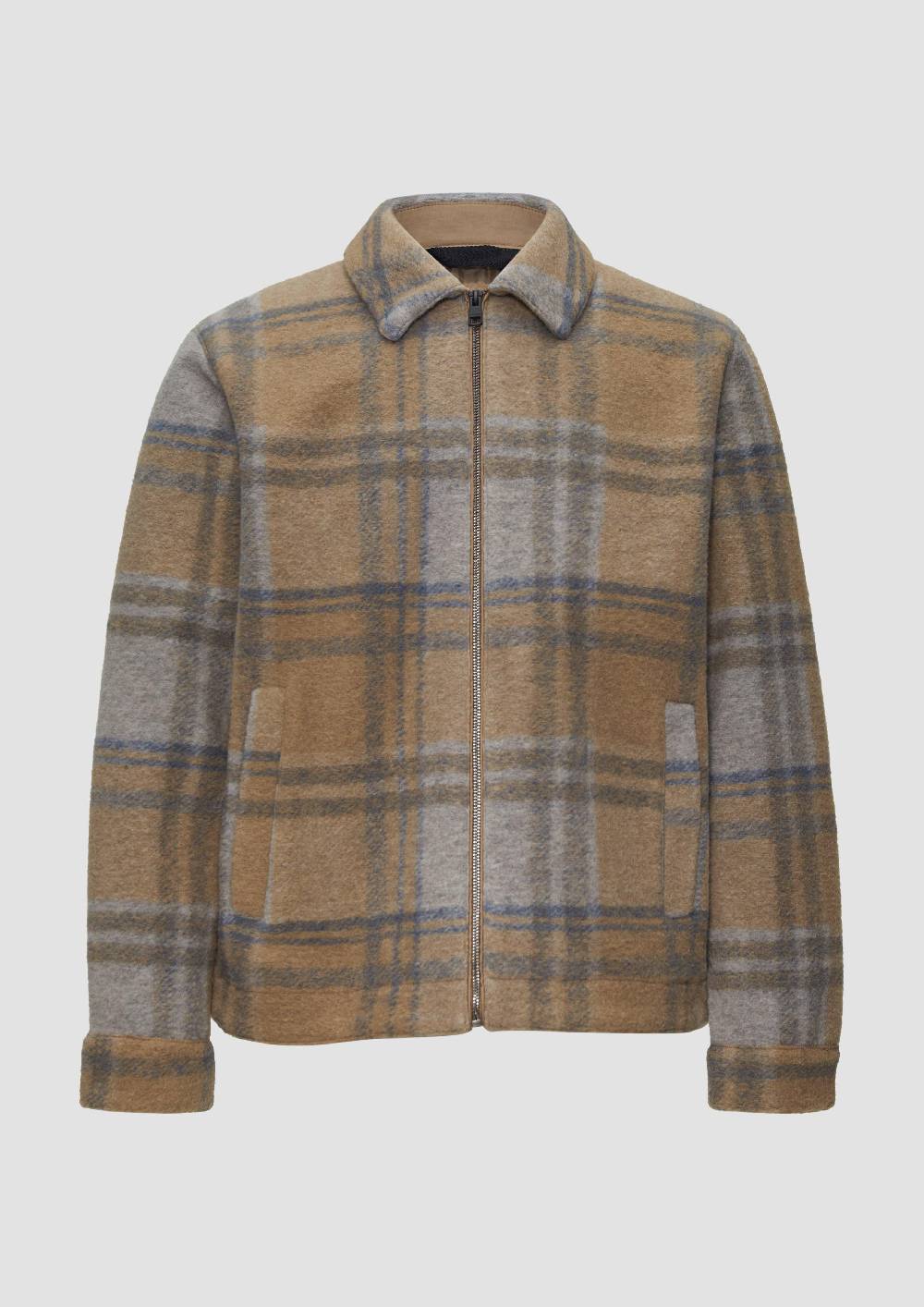 s.Oliver Karierte Hemdjacke aus Wollmix Letzte 2 Tage