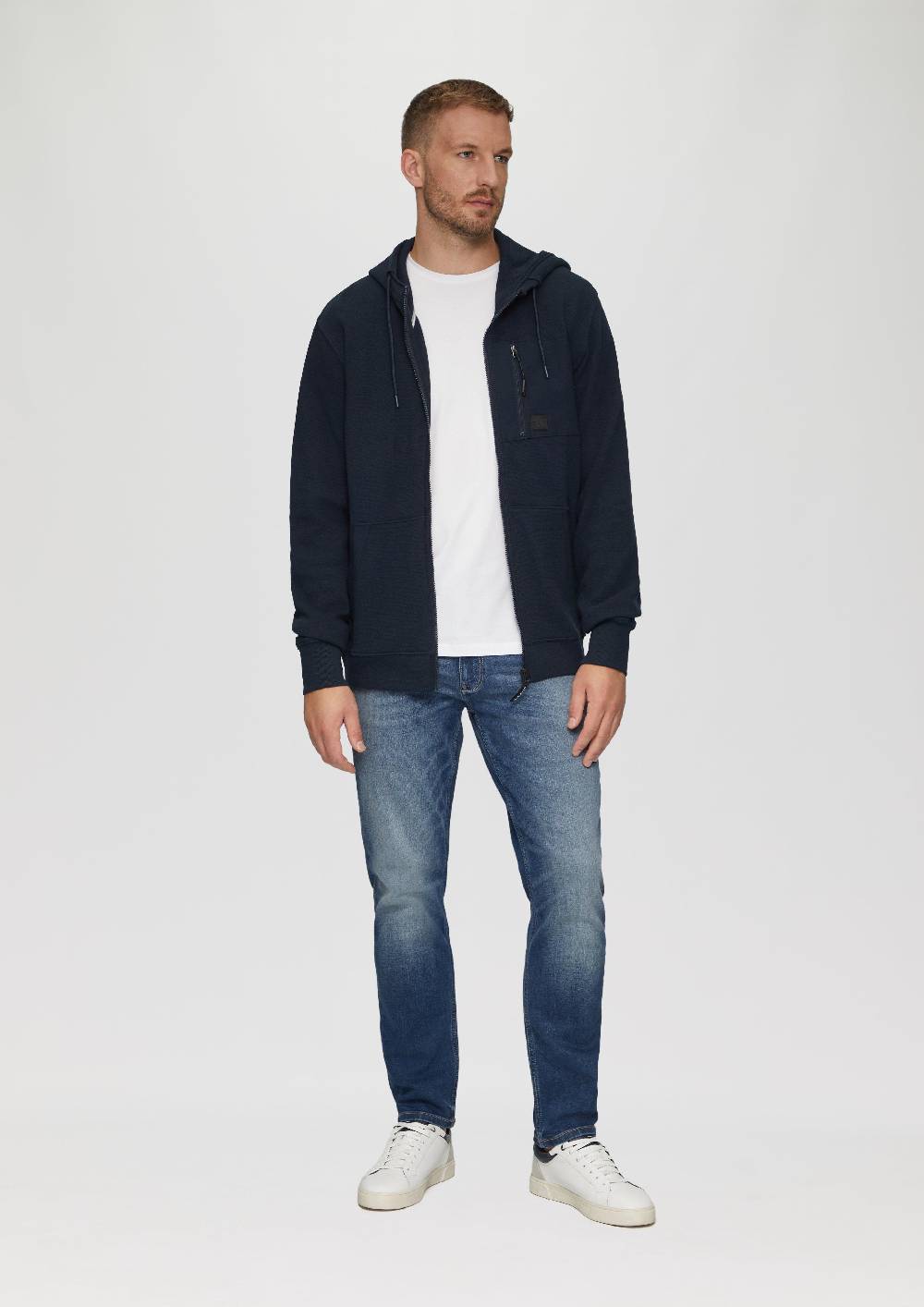 s.Oliver Weiche Sweatshirt-Jacke mit Kapuze Bis zu 60% Rabatt