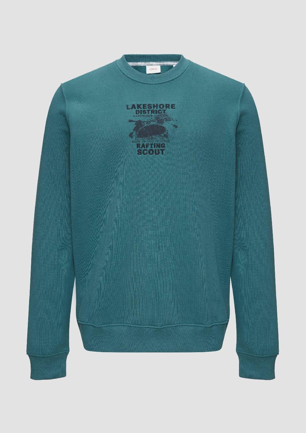 s.Oliver Sweatshirt mit Stickerei aus weichem Baumwollmix Nur für heute