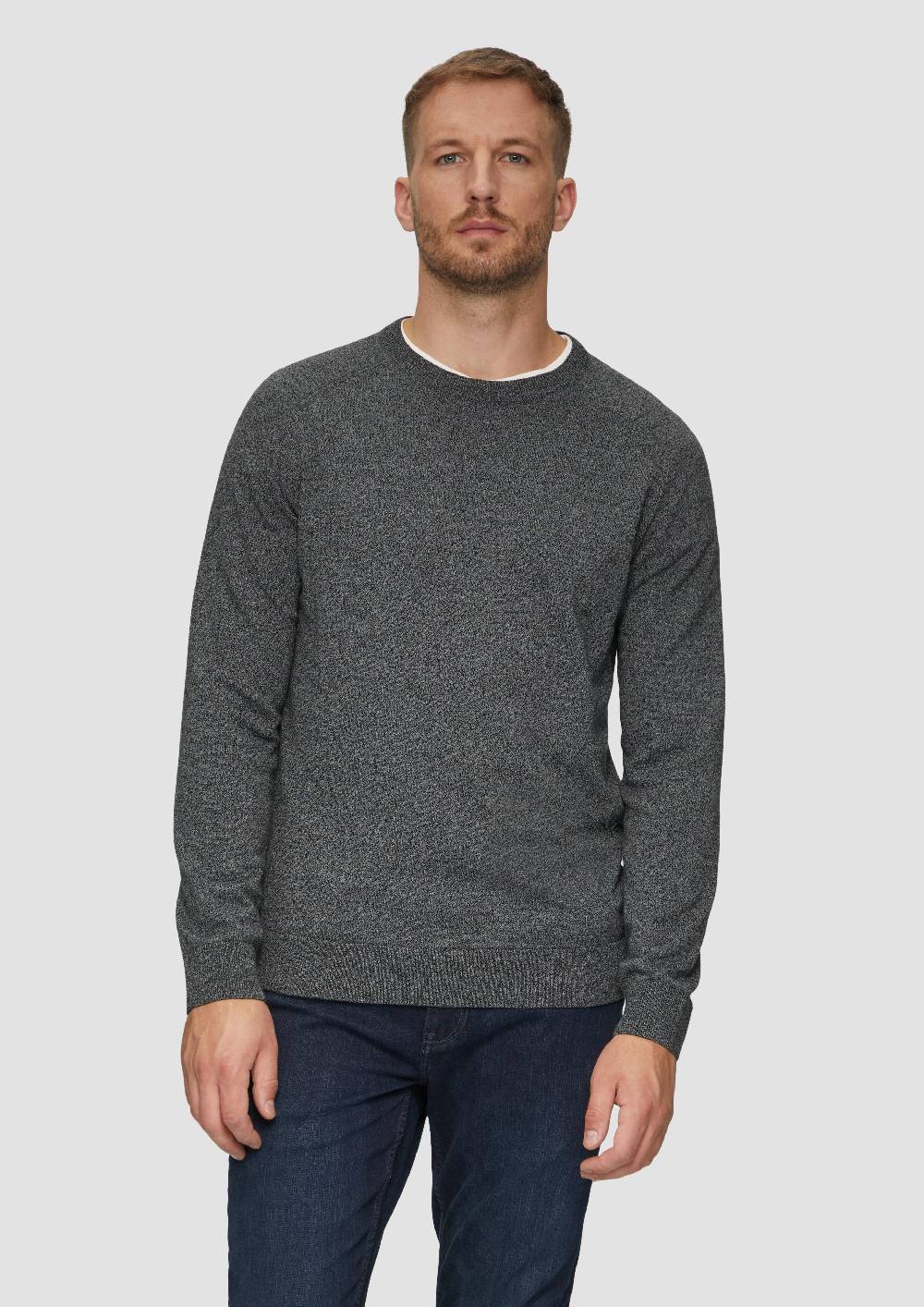 s.Oliver Strickpullover mit Raglanärmeln Discount Store für neue Produkte