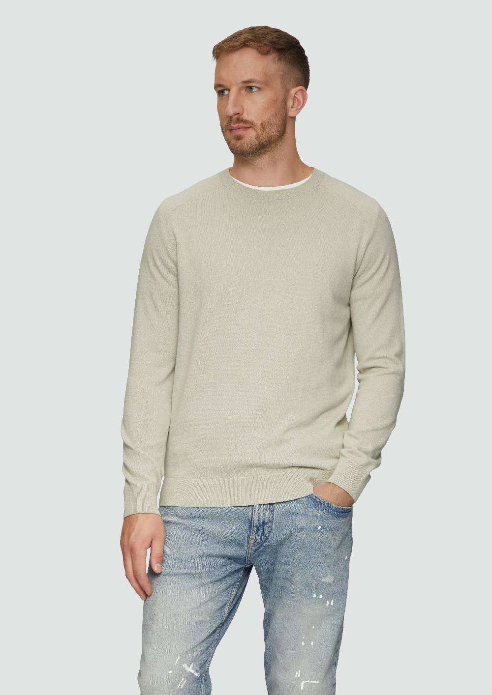s.Oliver Strickpullover mit Raglanärmeln Super Rabatt