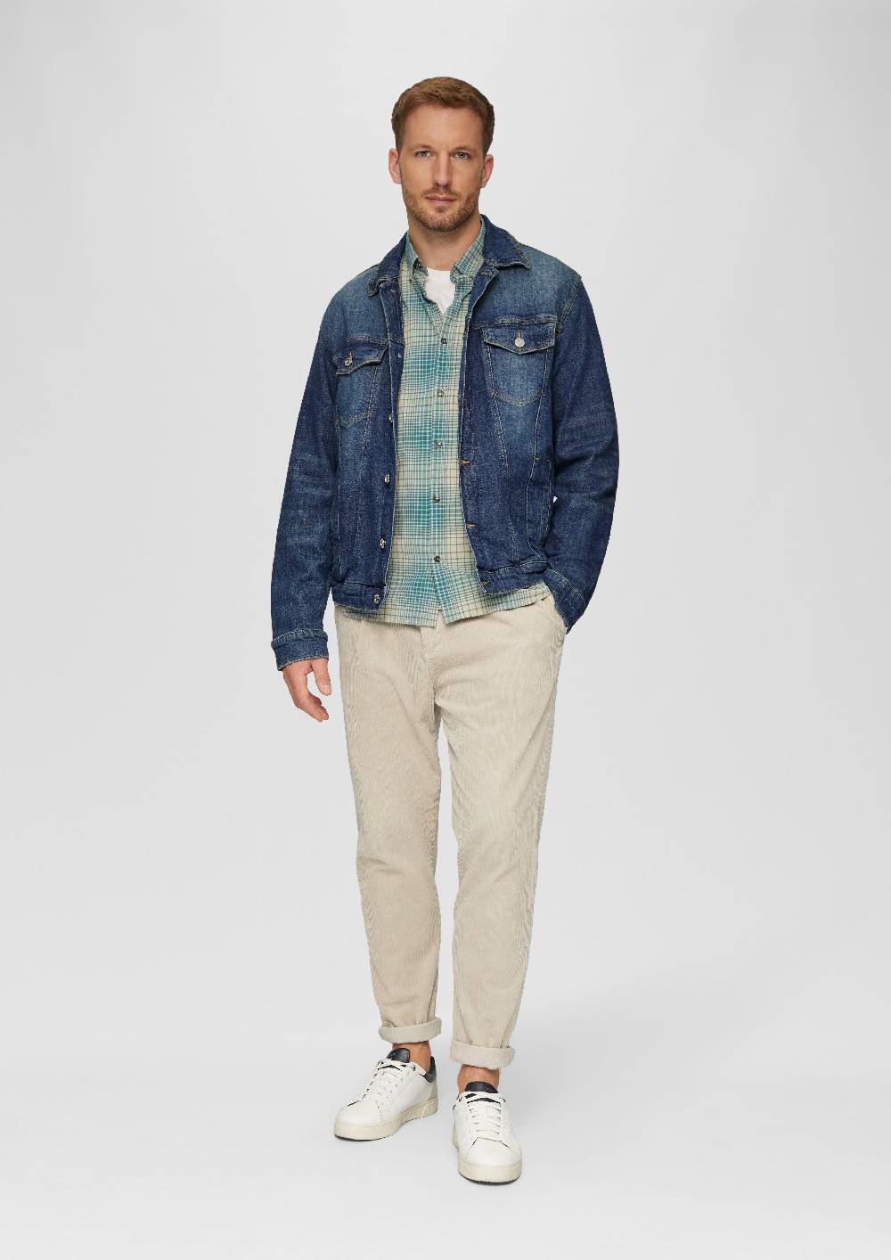 s.Oliver Jeansjacke aus Baumwollstretch Clearance-Verkauf
