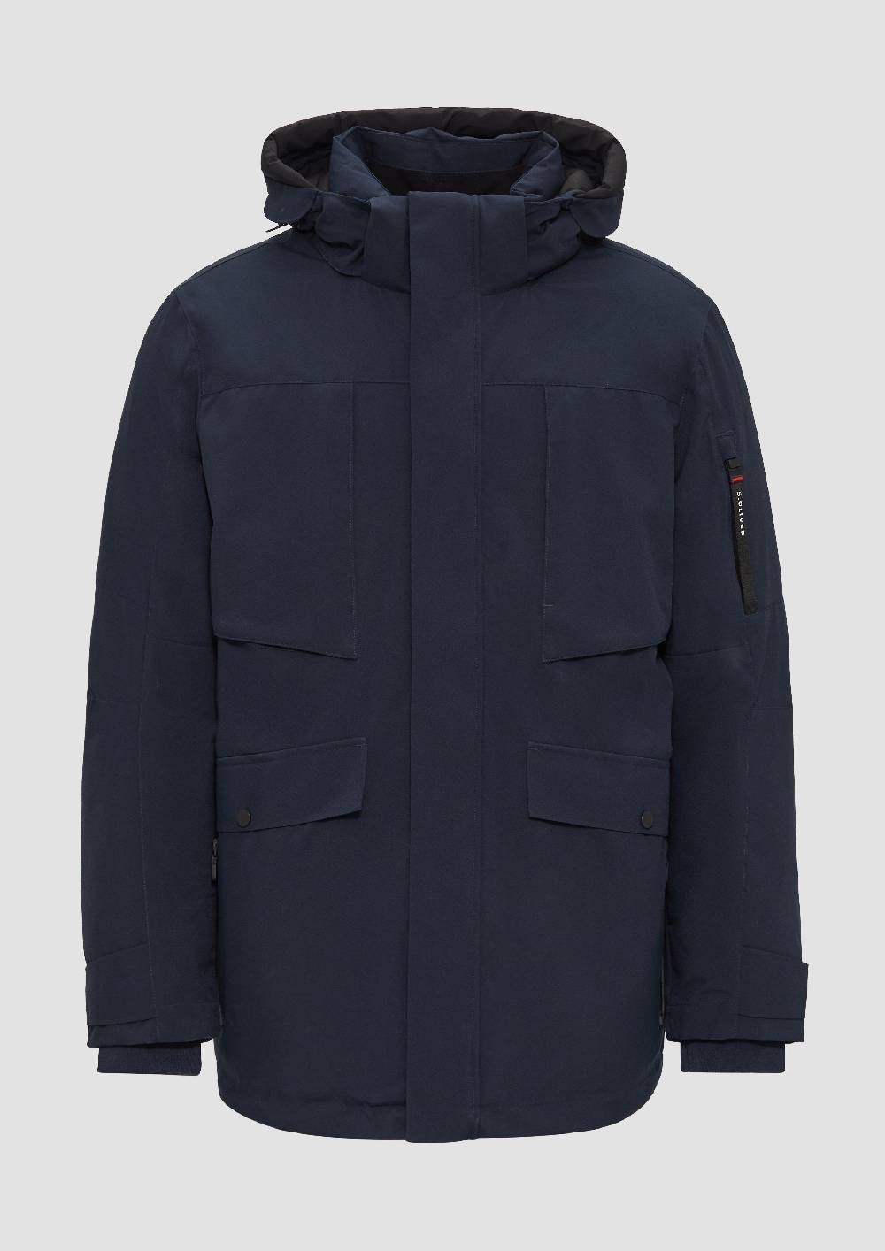 s.Oliver Wasserabweisender Parka mit abnehmbarer Kapuze und weichem Griff Fabrikladen