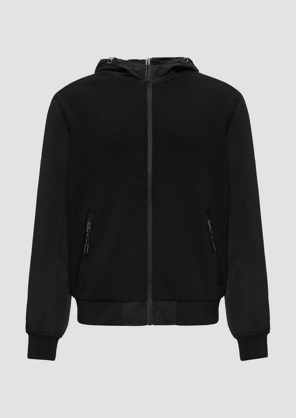s.Oliver Jacke mit innovativem Materialmix und Kapuze Im Verkauf