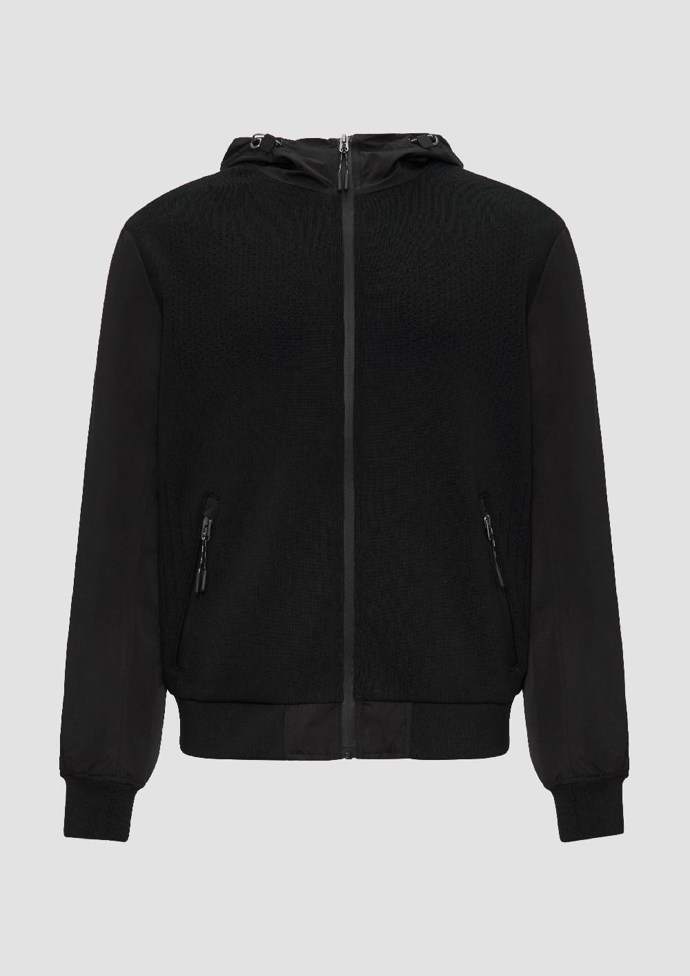 s.Oliver Jacke mit innovativem Materialmix und Kapuze Im Verkauf