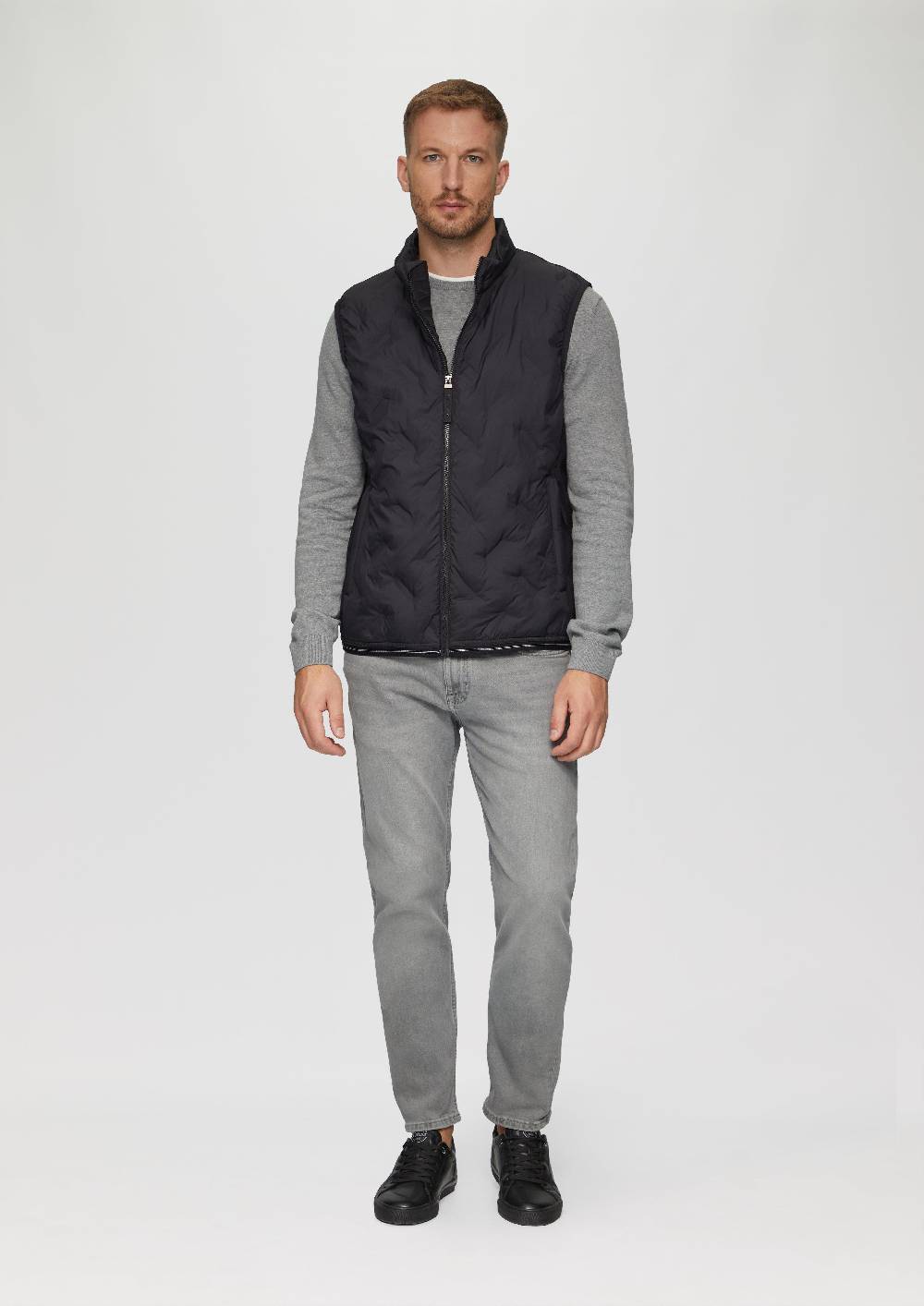 s.Oliver Outdoor-Weste im Fabricmix Online
